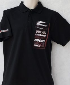 Ducati History Polo Shirt Black